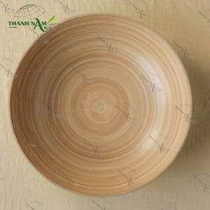 ชุดชามไม้ไผ่หลากสีชามสลัดกลมสำหรับใส่ขนมหวานเครื่องใช้บนโต๊ะอาหาร - Product Image 4