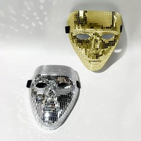 Masque de mascarade à led personnalisé, brillant Cool, fournitures de fête, masque pour les yeux, lentille de verre Sexy, masque de renard
