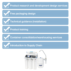 [RO50-A1M] Nhà sử dụng 6 giai đoạn hộ gia đình RO revers osmosi bồn rửa nước hệ thống lọc nước máy lọc - Product Image 3