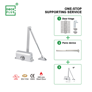 Doorpuls Ferme-<span class=keywords><strong>porte</strong></span> <span class=keywords><strong>basculante</strong></span> moderne en aluminium 20-45kg Ferme-<span class=keywords><strong>porte</strong></span> coulissant hydraulique automatique pour hôtels et cuisines Heavy Duty - Product Image 6