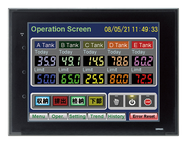 Display Module for NS Series HMIS, Ethernet (10/100 Base-T) and 2 X RS232 Port Protocol, NS Series