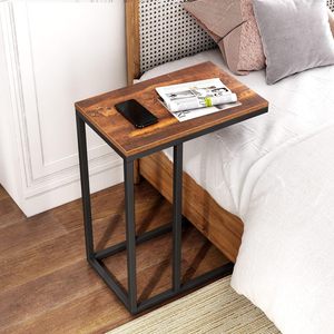 أثاث صغير حديث مربع طاولة قهوة خشبية شمالية فاخرة جانبية لغرفة المعيشة - Product Image 1
