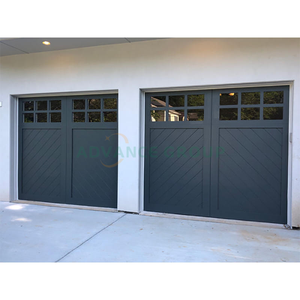 Puerta <span class=keywords><strong>de</strong></span> Garaje <span class=keywords><strong>de</strong></span> Madera Maciza, Puerta <span class=keywords><strong>de</strong></span> Garaje Seccional <span class=keywords><strong>de</strong></span> Doble Hoja, Puerta Manual <span class=keywords><strong>de</strong></span> Estilo Carruaje, Puertas Plegables Deslizantes con Bisagras Laterales - Product Image 5