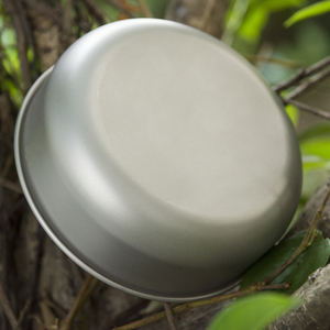 Juego de Vajilla de Titanio Puro Premium de 900 ml, Gran Capacidad, Estilo Moderno y Minimalista, Color Gris Plateado, Ligero y Portátil para Exteriores - Product Image 5