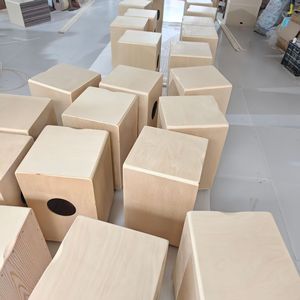 Grand <span class=keywords><strong>Cajon</strong></span> en Bois de Bouleau avec Peau de <span class=keywords><strong>Percussion</strong></span>, Instrument à Main pour Adultes, Enfants et Débutants, Style Assis, Tambour à Frapper à la Main - Product Image 6