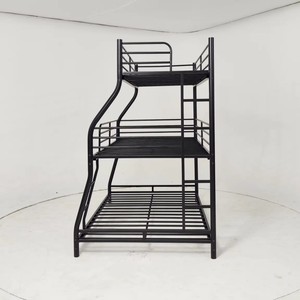 <span class=keywords><strong>Lit</strong></span> superposé triple Dwoo <span class=keywords><strong>pas</strong></span> <span class=keywords><strong>cher</strong></span>, en métal robuste, pour 3 personnes, design modulaire peu encombrant, pour adultes, adolescents, dortoir, appartement, <span class=keywords><strong>lit</strong></span> en métal - Product Image 4