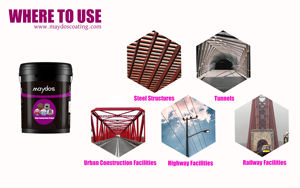 Imprimación de conversión de óxido Maydos Superficie de <span class=keywords><strong>metal</strong></span> <span class=keywords><strong>oxidado</strong></span> de curado a base de agua - Product Image 3