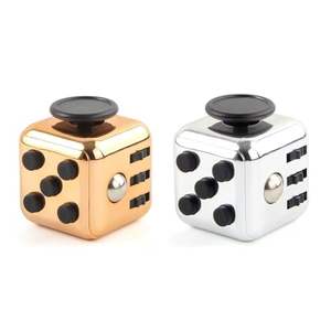 Soulagement de l'anxiété Soulagement silencieux de l'anxiété Cube à 6 faces Jouets Fidget pour ADD/TDAH/OCD - Product Image 1