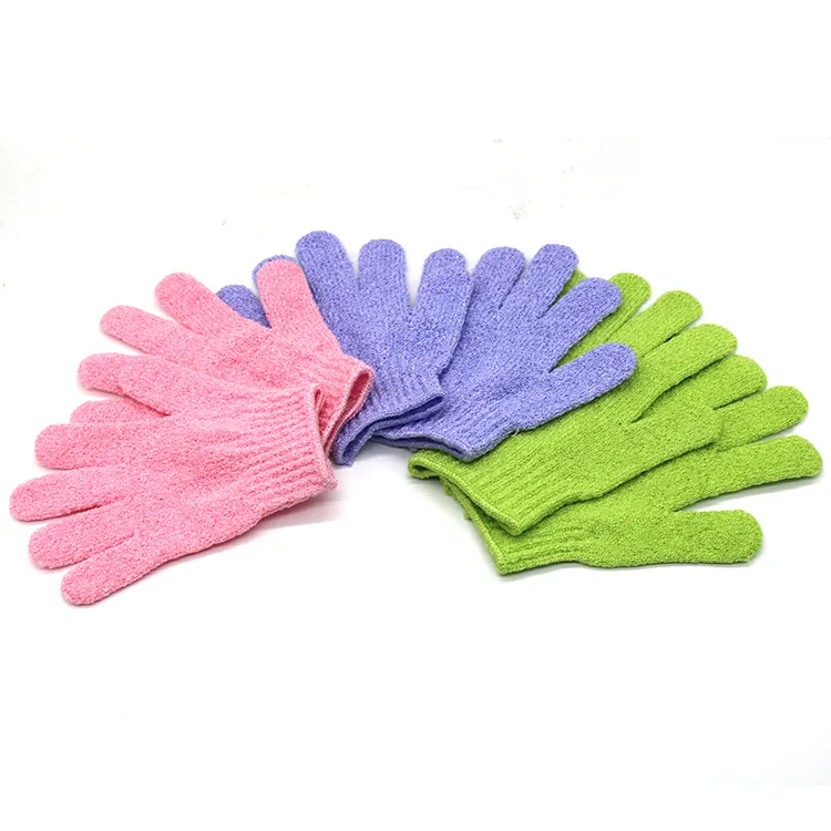 Guante de bano para exfoliacion guante Exfoliante para ducha guantes para fregar resistencia esponja de masaje kurumsal