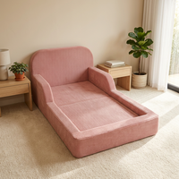 Canapé-lit bébé moderne en velours rembourré, personnalisable, pour salon et extérieur – Vente en gros usine
