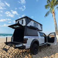 Caravana todoterreno 4x4 de estilo moderno con techo expandible ligero de aluminio para 2 personas, para camioneta o autocaravana.