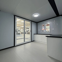 Ventes d'usine : Maison mobile préfabriquée de haute qualité de 20 pieds avec 2 chambres, maison conteneur extensible