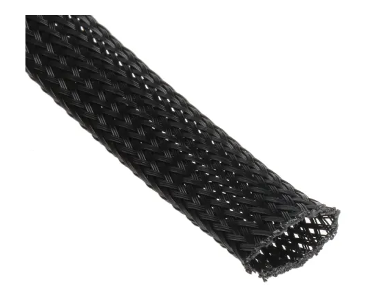 Expandable Braided PET Black Cable Sleeve for Protecting Cables 3.0mm to 95mm Diameter