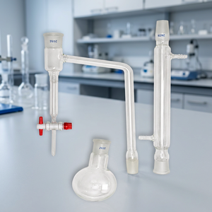 Ensemble d'appareils de distillation en verre borosilicaté MAYALAB, raccord 24/29, 250 ml, graduation 10 ml, bouchon transparent, équipement de laboratoire - Product Image 3