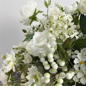 Bola de flores tropicales de seda hecha a mano para el Día de la Madre, centros de mesa para bodas, decoraciones con bolas de flores para mesa - Product Image 4