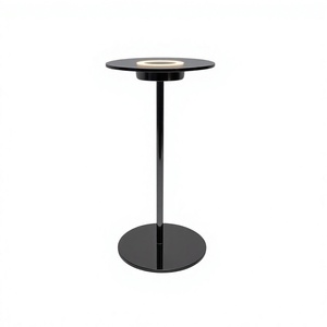 Décoration d'intérieur, lampe de nuit LED sans fil moderne en fer, batterie rechargeable par USB, flexible, 3 couleurs, commande tactile, couleur réglable - Product Image 2