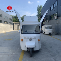 Mini Bar à Bière Mobile Événements Vintage Snack Food Van 3 Roues Tuk Tuk Traiteur Glace Chariot Mobile Bar Food Truck À Vendre
