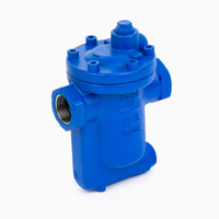 Perangkap Uap Seri L883/L885 dengan Akses Samping dan Saringan Terintegrasi, Ukuran 1/2"-2" Flens/Berulir untuk Drainase Saluran Uap