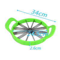 Rvs Watermeloen Slicer Cutter Mes Corer Fruit Groente Gereedschap Keuken Gadgets