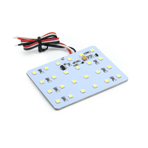 ไฟโดมรถยนต์แบบแผงวงจรพิมพ์ PCB ชนิดแบน 12~24v 2835 SMD 24Leds แบบพิเศษ ดับค่อยๆ ไป ไม่ดับทันที - Product Image 4