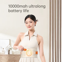 Masseur de Taille Électrique Réglable avec Compresse Chaude et Vibrations, Ceinture Chauffante pour Soulagement des Douleurs Lombaires, Soutien Dorsal et Exercice