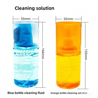 Kit de nettoyage d'écran en gros pour ordinateur portable, moniteur, téléphone, LCD, avec spray nettoyant et chiffon en microfibre, logo personnalisé OEM ODM