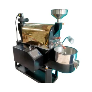 آلة تحميص قهوة آلية كهربائية سعة 1 كجم و2 كجم توريد المصنع TY-TECH آلة تحميص قهوة تجارية معملية