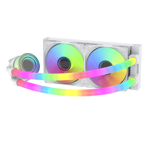Refroidisseur liquide pour processeur 120 240 <span class=keywords><strong>360</strong></span> CPU, compatible Ryzen AM4 LGA, pour PC de jeu, avec radiateur ARGB haute performance et ventilateur à refroidissement par eau - Product Image 1