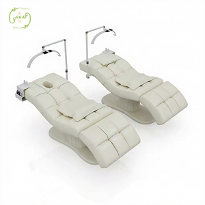 Cama Eléctrica Rosa de 3 Motores para Pestañas, Tratamientos Faciales de Lujo, Spa, Belleza y Masajes - Product Image 3