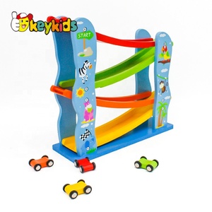 2024 migliore vendita divertente giocattolo della pista dell'automobile di legno dei bambini per il commercio all'ingrosso W04E045 - Product Image 5