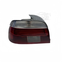 Para BMW E39/530, Piezas de Automóvil al por Mayor, Luz Trasera Roja y Blanca de Halón y Xenón, Función de Luz de Freno, Lámpara Trasera 63216902528, Luz Trasera
