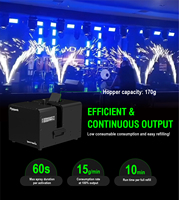 Effet de Scène Électrique à Tête Unique Mobile, 700W Haute Puissance, Télécommande, Rotation à 180° pour Mariages et DJ