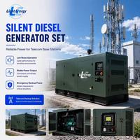 Générateur diesel refroidi par eau silencieux 20-100 kW |   Alimentation de secours ATS triphasée 20-100 kVA