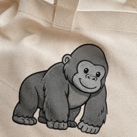 Sac fourre-tout en toile de coton pur, écologique, recyclable, imprimé avec un logo personnalisé, motif lettres et couleur personnalisée