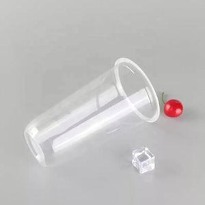 Custom Printed <b>12oz</b> 16oz 24oz Clear PP Leak-proof Disposable <b>Cups</b> for Matcha Milkshake - Product Image 1