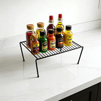 Étagère de rangement minimaliste pour la maison, support à plusieurs niveaux pour bouteilles d'assaisonnement