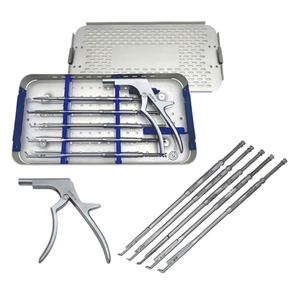 Ensemble de rongeurs rotatifs Kerrison interlaminaires en acier inoxydable pour chirurgie de la colonne vertébrale, instruments orthopédiques, arthroscopie vétérinaire - Product Image 1