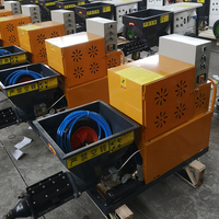 Machine à enduire automatique à débit de matériau réglable et longue durée de vie, avec moteur de 4,0 kW, pour le revêtement de protection des murs