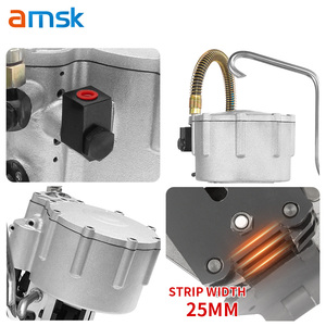 KZ19/25/32 Machine de conditionnement combinée portative de bandes métalliques pour le paquet de bois de brique 19/25/32mm outils de cerclage pneumatiques en acier - Product Image 4