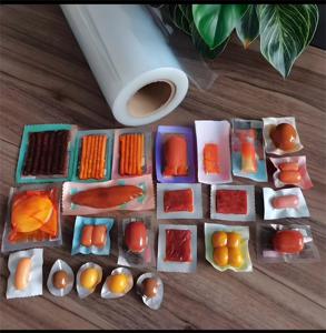 Venta al por mayor de rollos de película termoformadora de nailon de grado alimenticio <span class=keywords><strong>Web</strong></span> superior <span class=keywords><strong>Web</strong></span> inferior PA PE carne tocino salchicha bistec carne embalaje Industrial - Product Image 3