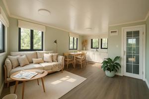 Maison Conteneur Extensible Écologique et Coupe-Vent, Chambre, Restaurant, Salle <span class=keywords><strong>de</strong></span> Bain, Toilettes, Portable, Multifonction - Product Image 6