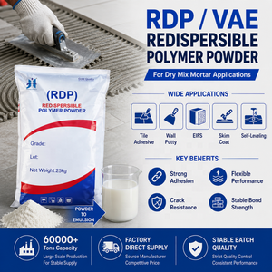 Fournisseur en gros de poudre polymère redispersible RDP pour mortier de ciment, adhésif pour <span class=keywords><strong>carrelage</strong></span>, composé autonivelant - Product Image 4