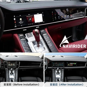 เครื่องเล่นวิดีโอมัลติมีเดียสำหรับรถยนต์ Porsche Panamera 970 ปี 2010-2016 หน้าจอคู่ขนาด 12.3 นิ้ว ระบบ Android Qualcomm รองรับ Carplay พร้อมระบบนำทาง GPS อัตโนมัติ - Product Image 2