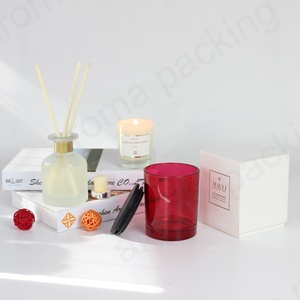 <span class=keywords><strong>Bocaux</strong></span> à bougies <span class=keywords><strong>en</strong></span> <span class=keywords><strong>verre</strong></span> vides avec couvercle, résistants à la chaleur, écologiques, coloris peintes au pistolet, tailles 4oz-12oz, pour la fabrication de bougies - Product Image 3