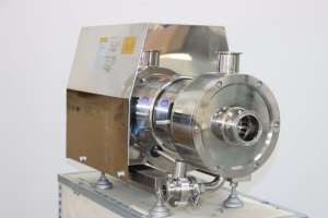 Pompe d'émulsification homogène multi-étages sanitaire en acier inoxydable de qualité alimentaire SS304 SS316L, faible puissance 2 CV, OEM - Product Image 4