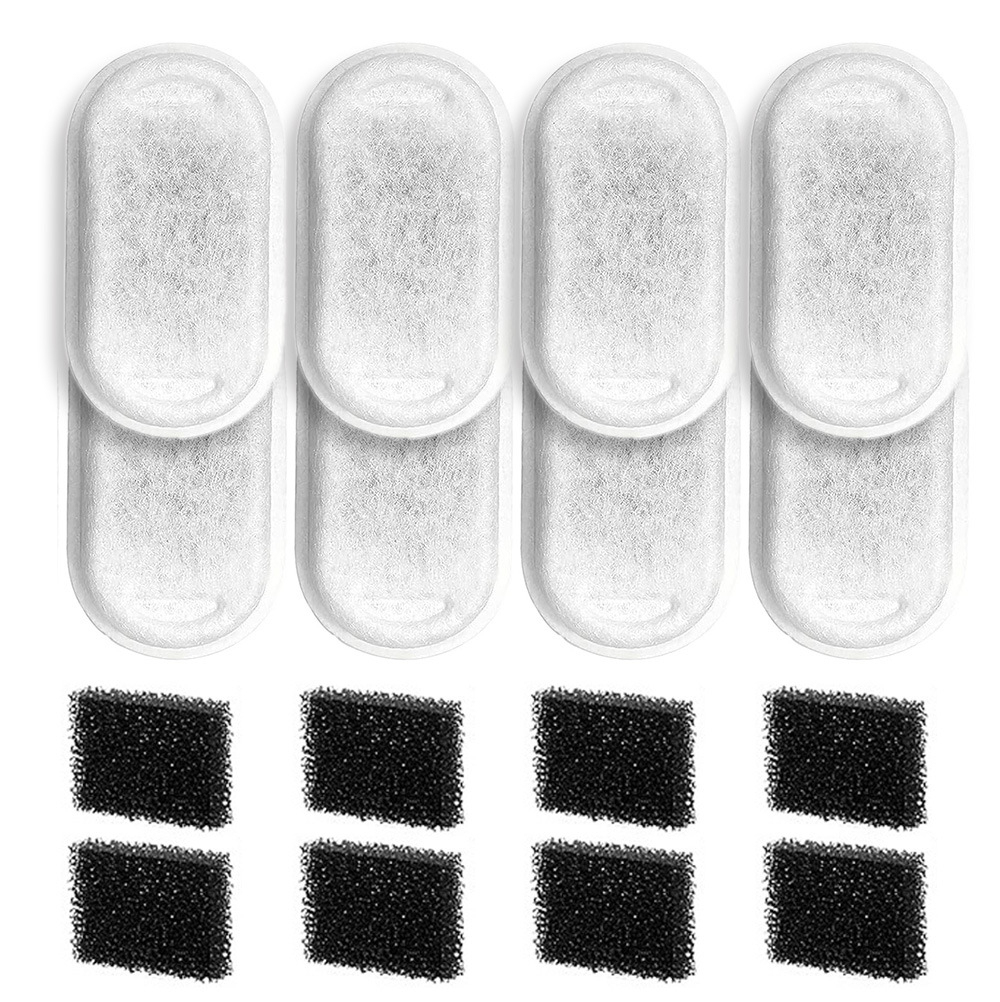 8 Filters + 8 Filter Cotton Pads