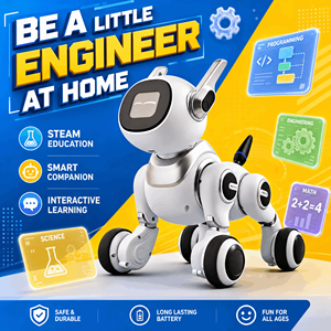Robot animal <span class=keywords><strong>de</strong></span> compagnie intelligent, alimenté par l'IA, certifié CE CPC, mouvements agiles, compagnon, longue autonomie, vente en gros, personnalisation ODM - Product Image 2