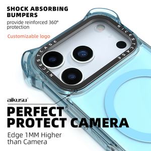 Étui de téléphone pour iPhone Air 17 Pro Max 15 Pro Max 16 Pro Max 14, marque Fancy, magnétique, écologique, TPU + PC, premium, résistant aux chocs, pour femmes - Product Image 3