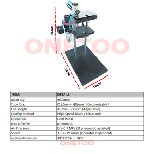 ONETOO Machine à couper les tubes avec pompe à <span class=keywords><strong>parfum</strong></span> semi-automatique Coupeur de tuyau cosmétique - Product Image 4