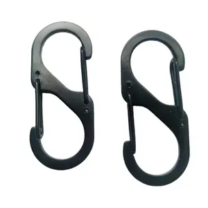 Supplier Backpack Mini Spring S Hook Carabiner Zipper Clip Outdoor Lock Clips